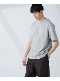 NANO universe WEB限定/Anti Soaked(R) 汗染み防止 クルーネックレギュラーシルエットTシャツ ナノユニバース トップス カットソー・Tシャツ ブラック ホワイト グレー【送料無料】
