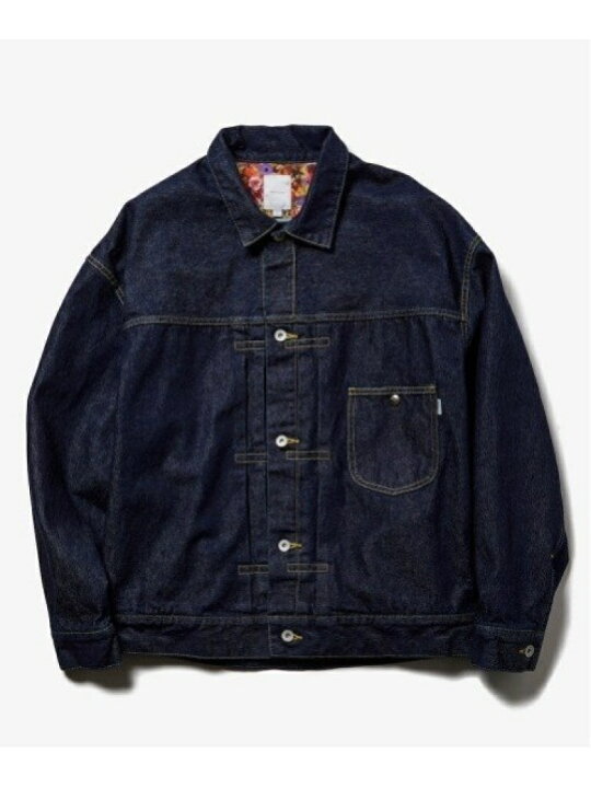 楽天市場】rehacer Flower Joint Wide Denim Jacket レアセル 