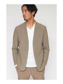 【SALE／10%OFF】HIGH STREET HIGH STREET∴4WAYグレンチェックジャガードノーカラージャケット トルネードマート ジャケット・アウター その他のジャケット・アウター ブラック ブラウン ネイビー【RBA_E】【送料無料】