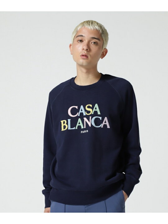 楽天市場】LHP CASABLANCA/カサブランカ/STACKED LOGO RAGLAN 