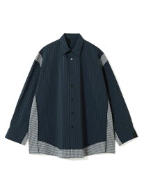 N.HOOLYWOOD COMPILE SHIRT エヌ．ハリウッド トップス シャツ・ブラウス ネイビー ホワイト【送料無料】