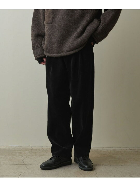 Steven Alan 8W ヘビーウェイトコーデュロイツープリーツスラックス 