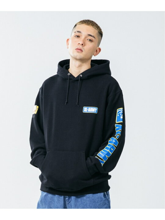楽天市場】XLARGE XL-ARMY HOODED SWEAT パーカー XLARGE エクストラ 