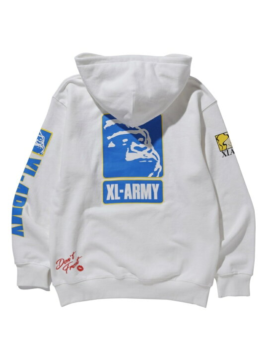 楽天市場】XLARGE XL-ARMY HOODED SWEAT パーカー XLARGE エクストラ 