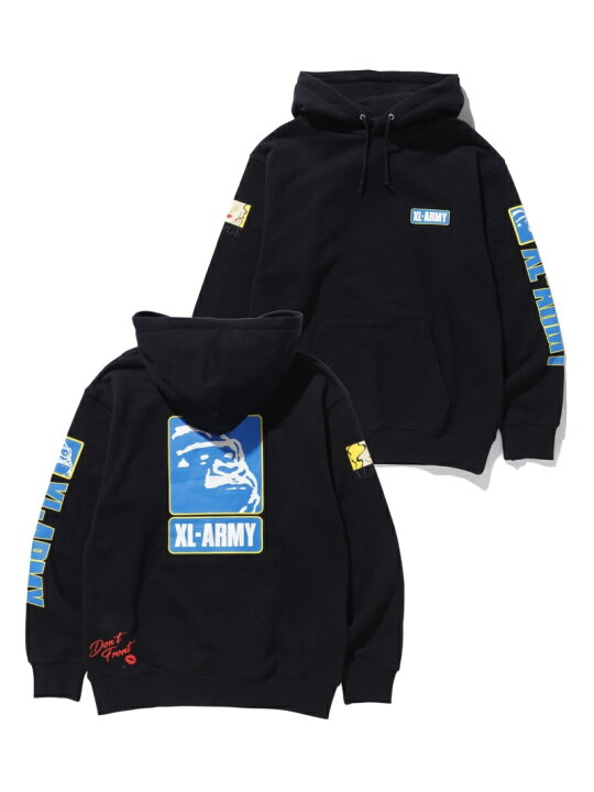 楽天市場】XLARGE XL-ARMY HOODED SWEAT パーカー XLARGE エクストラ 