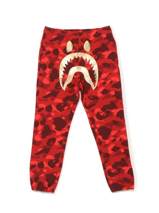 楽天市場】A BATHING APE COLOR CAMO SHARK SWEAT PANTS ア ベイシング 