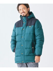 L.L.Bean マウンテン・クラシック・ダウン・パーカ、カラーブロック ジャパン・フィット エルエルビーン ジャケット・アウター ダウンジャケット・ダウンベスト グリーン【送料無料】