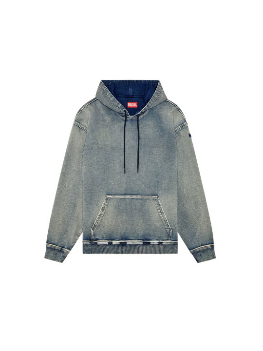 楽天市場】DIESEL メンズ スウェット パーカー デニム D-UM-RIB TRACK  