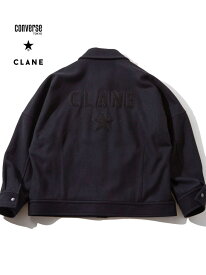 CONVERSE TOKYO 【CONVERSE TOKYO * CLANE】PATCH MELTON BLOUSON(UNISEX) コンバーストウキョウ ジャケット・アウター ブルゾン・ジャンパー ブラウン ブラック【送料無料】