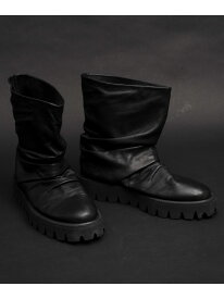 【SALE／40%OFF】MAISON SPECIAL Vibram Sole Gather Loose Long Boots Made In TOKYO メゾンスペシャル シューズ・靴 ブーツ グレー ブラック ホワイト【RBA_E】【送料無料】