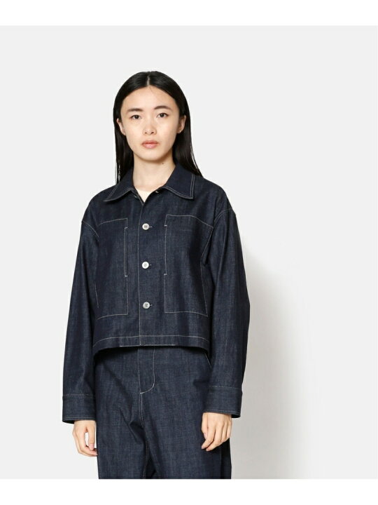 楽天市場】UNDECORATED (U)Organic Cotton Denim Short Jacket 