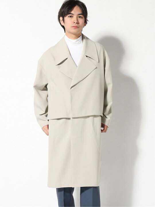 楽天市場 Sale 50 Off Hare M 2wayコート ハレ コート ジャケット トレンチコート グレー ブラック Rba E 送料無料 Rakuten Fashion Men