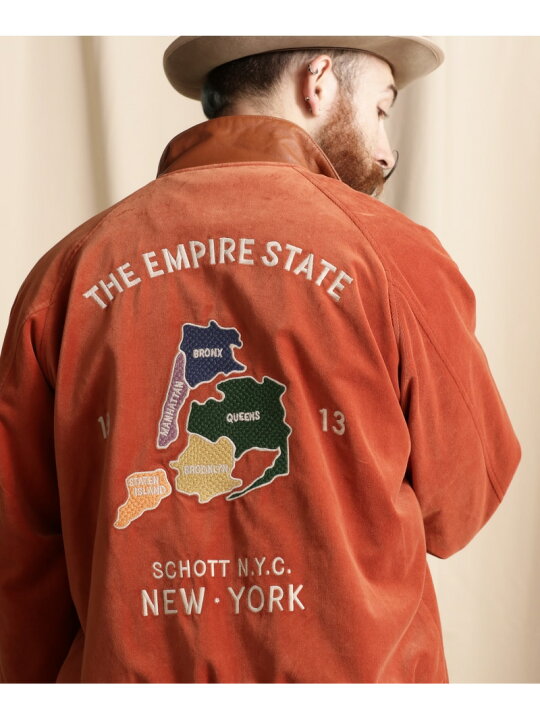 楽天市場】【SALE／30%OFF】Schott LEATHER COMBI SOUVENIR JACKET 