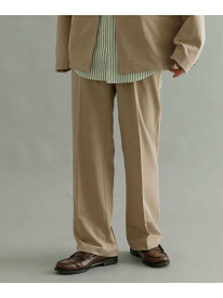 【SALE／50%OFF】URBAN RESEARCH 『セットアップ対応』URBAN RESEARCH iD ウーリーストレッチTWO TUCK SLACKS アーバンリサーチ パンツ その他のパンツ ブルー ベージュ【RBA_E】【送料無料】