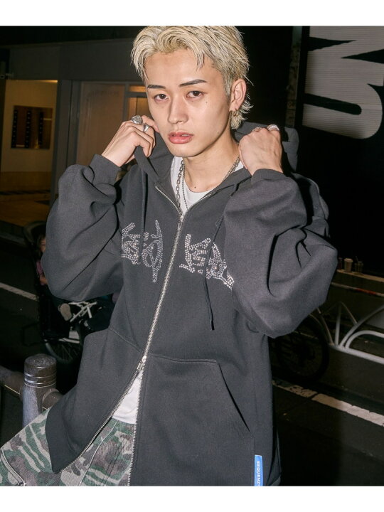 楽天市場】B ONE SOUL 【SEQUENZ(シークエンズ)】RHINE STONE ZIP P/K 