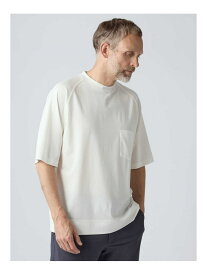 【SALE／30%OFF】Aquascutum MEN TEC.3Trip:Smooth Raglan Sleeves T-shirt アクアスキュータム トップス カットソー・Tシャツ ホワイト ブラック【RBA_E】【送料無料】