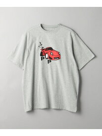 【SALE／40%OFF】BEAUTY&YOUTH UNITED ARROWS 【別注】 ＜POP TRADING COMPANY＞ CAR T/Tシャツ ユナイテッドアローズ アウトレット トップス カットソー・Tシャツ グレー【RBA_E】【送料無料】