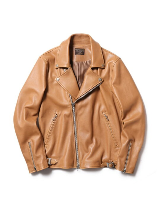楽天市場】【SALE／30%OFF】MR.OLIVE ヘアシープレザー/ダブル 