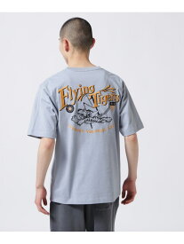 AVIREX 《WEB&DEPOT限定》フライング タイガース 半袖 刺繍 Tシャツ/EMB FLYING TIGERS S/S T-SHIRT アヴィレックス トップス カットソー・Tシャツ ブルー ブラック ホワイト レッド グリーン【送料無料】