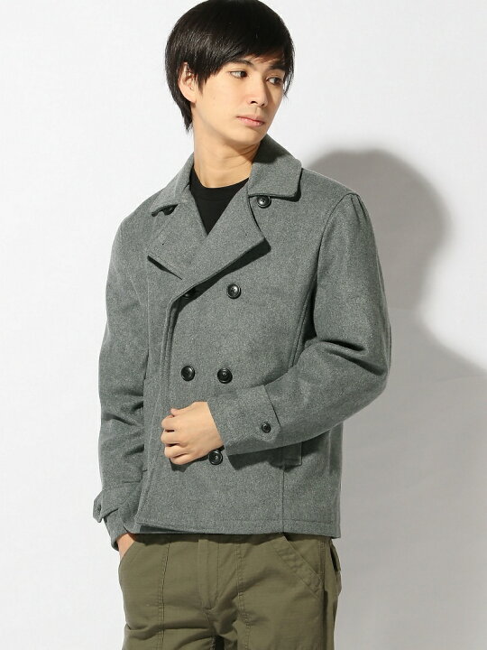 楽天市場】【SALE／60%OFF】TETE HOMME (M)メルトンウール Pコート 