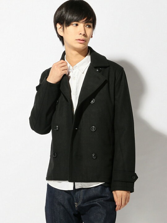 楽天市場】【SALE／60%OFF】TETE HOMME (M)メルトンウール Pコート 