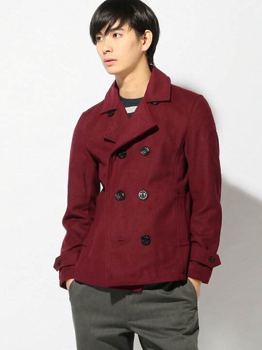 楽天市場】【SALE／60%OFF】TETE HOMME (M)メルトンウール Pコート 