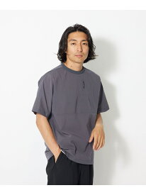 Snow Peak (M)Breathable Quick Dry T shirt スノーピーク トップス カットソー・Tシャツ グレー ブラック【送料無料】