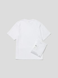 three dots Unisex 2pack tee shirt スリードッツ トップス カットソー・Tシャツ ホワイト ブラック ネイビー【送料無料】