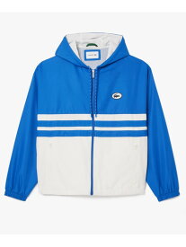 LACOSTE カラーブロック耐水トラックジャケット ラコステ ジャケット・アウター ブルゾン・ジャンパー ブルー【送料無料】