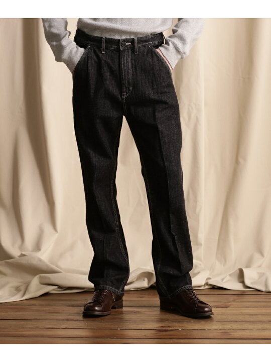 楽天市場】【SALE／40%OFF】Schott NEP BLACK DENIM FLARE PANTS 