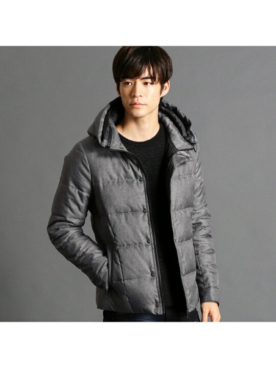 楽天市場】【SALE／30%OFF】HIDEAWAYS NICOLE ヘリンボーン柄ダウン 