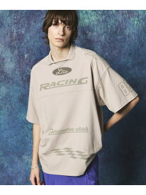 MAISON SPECIAL Racing Sponsored Prime-Over Game T-shirt メゾンスペシャル トップス カットソー・Tシャツ ブラック【先行予約】*【送料無料】