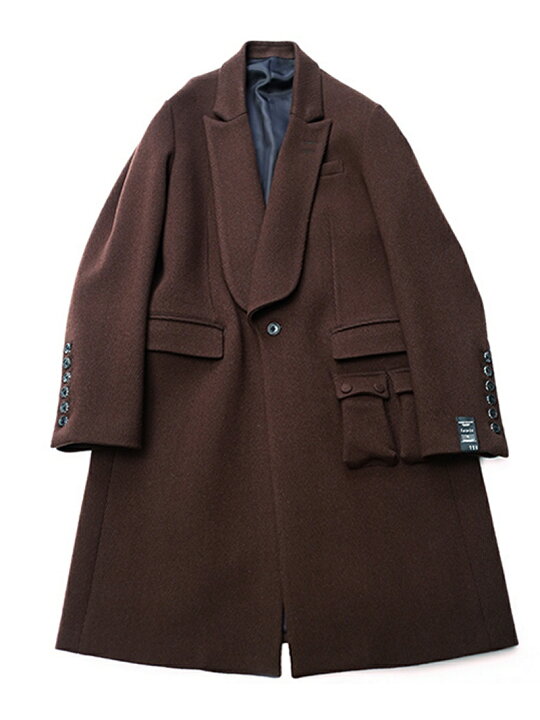 楽天市場】【SALE／40%OFF】SHAREEF HB MELTON CHESTER COAT 
