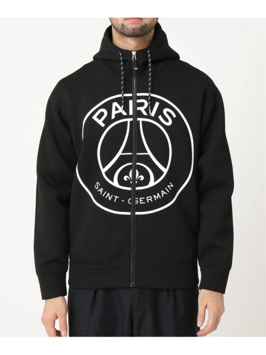 楽天市場 Edifice Paris Saint Germain パリサンジェルマン エンブレム ジップパーカー エディフィス カットソー パーカー ブラウン ブラック 送料無料 Rakuten Fashion Men