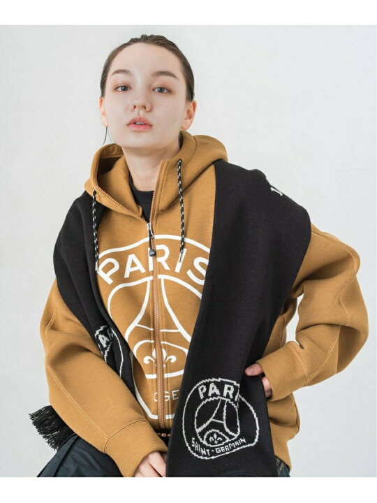 楽天市場 Edifice Paris Saint Germain パリサンジェルマン エンブレム ジップパーカー エディフィス カットソー パーカー ブラウン ブラック 送料無料 Rakuten Fashion Men
