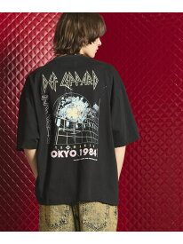 MAISON SPECIAL 【MA_Label】「Def Leppard」Prime-Over Crew Neck T-shirt メゾンスペシャル トップス カットソー・Tシャツ ベージュ【送料無料】