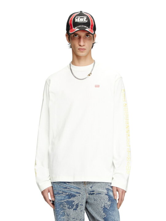 楽天市場】【SALE／40%OFF】DIESEL メンズ 長袖Tシャツ T-CRANE-LS-R1 