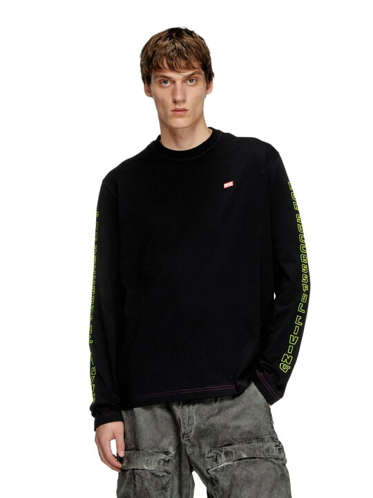 楽天市場】【SALE／40%OFF】DIESEL メンズ 長袖Tシャツ T-CRANE-LS-R1 