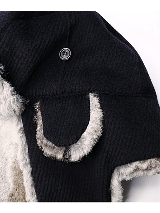 楽天市場】【SALE／20%OFF】SHAREEF RABBIT FUR BOMBER CAP シャリーフ 