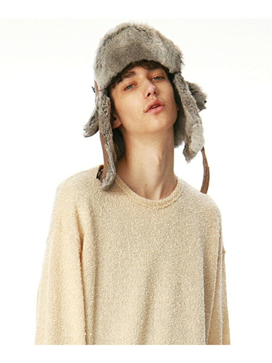 楽天市場】【SALE／20%OFF】SHAREEF RABBIT FUR BOMBER CAP シャリーフ 