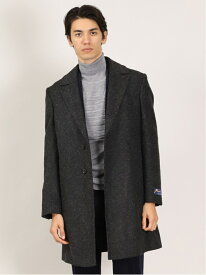 【SALE／62%OFF】m.f.editorial マペル/MAPEL シングルポロコート 無地グレー タカキュー ジャケット・アウター チェスターコート グレー【RBA_E】【送料無料】