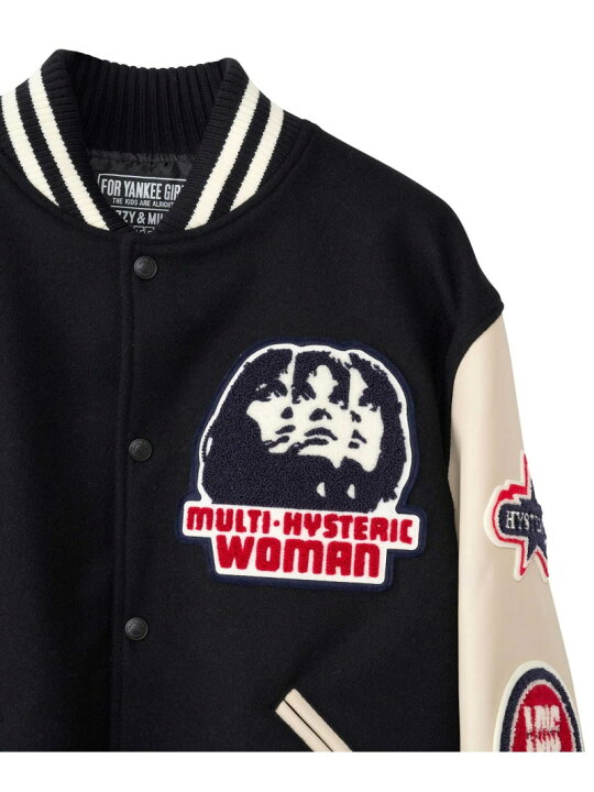 楽天市場】HYSTERIC GLAMOUR SPEAK NO EVILワッペン スタジャン 