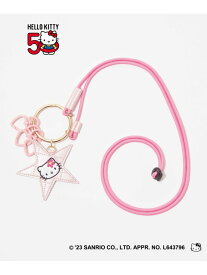 CONVERSE TOKYO 【CONVERSE TOKYO * HELLO KITTY】QUILTED SHOULDER STRAP コンバーストウキョウ スマホグッズ・オーディオ機器 スマホ・タブレット・PCケース/カバー ピンク【送料無料】
