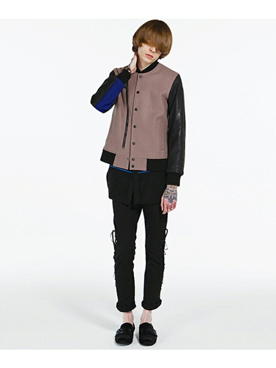 楽天市場】【SALE／40%OFF】SHAREEF *CASHMERE MELTON STADIUM JACKET  