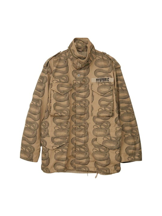 楽天市場】HYSTERIC GLAMOUR SNAKE LOOP柄 M65 フィールドジャケット 