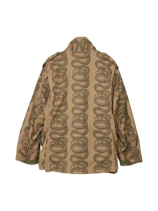 楽天市場】HYSTERIC GLAMOUR SNAKE LOOP柄 M65 フィールドジャケット 