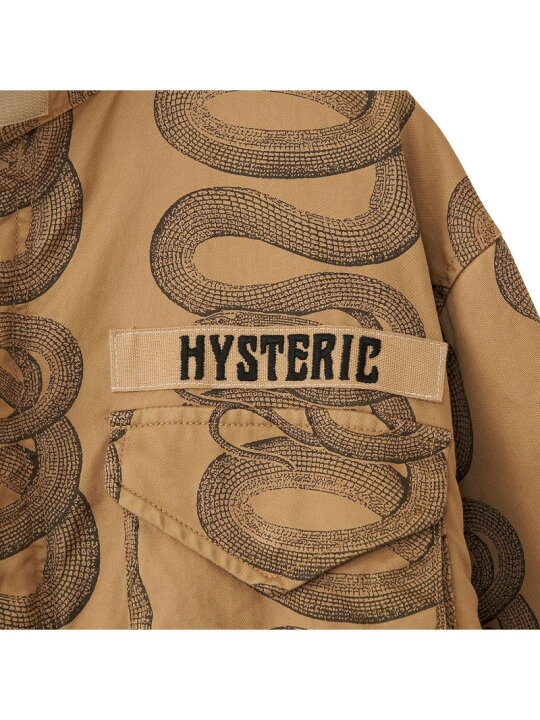 楽天市場】HYSTERIC GLAMOUR SNAKE LOOP柄 M65 フィールドジャケット 