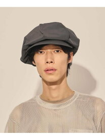 arth arth Teck Fabric Tuck Cas / アース オーバーライド 帽子 キャスケット ベージュ グレー【送料無料】