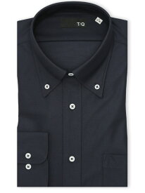 【SALE／31%OFF】TAKA-Q ノンアイロンストレッチ NEWスタンダードフィット ボタンダウン長袖ニットシャツ 【25AW】 タカキュー スーツ・フォーマル Yシャツ・カッターシャツ ネイビー【RBA_E】