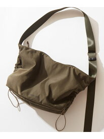 CONVERSE TOKYO SIDE GATHER NYLON PADDED SHOULDER BAG コンバーストウキョウ バッグ ショルダーバッグ カーキ ホワイト ネイビー【送料無料】